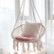 Hanging Cotton Rope Swing Chair With Cushion Indoor Hammock Chair With Hardware Kit 5