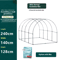 Arched Outdoor Greenhouse Winter Warm Insulated Plant House For Balcony Courtyard And Vegetable Fro 2