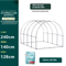 Arched Outdoor Greenhouse Winter Warm Insulated Plant House For Balcony Courtyard And Vegetable Fro 2