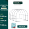 Arched Outdoor Greenhouse Winter Warm Insulated Plant House For Balcony Courtyard And Vegetable Fro 5