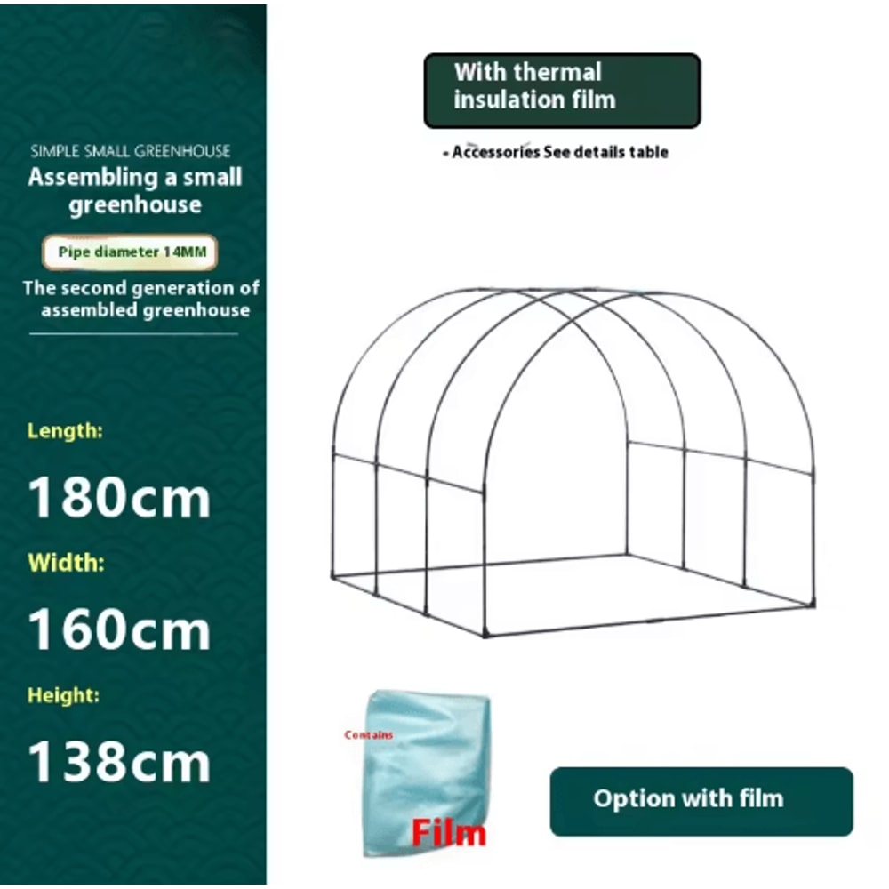 Arched Outdoor Greenhouse Winter Warm Insulated Plant House For Balcony Courtyard And Vegetable Fro 6
