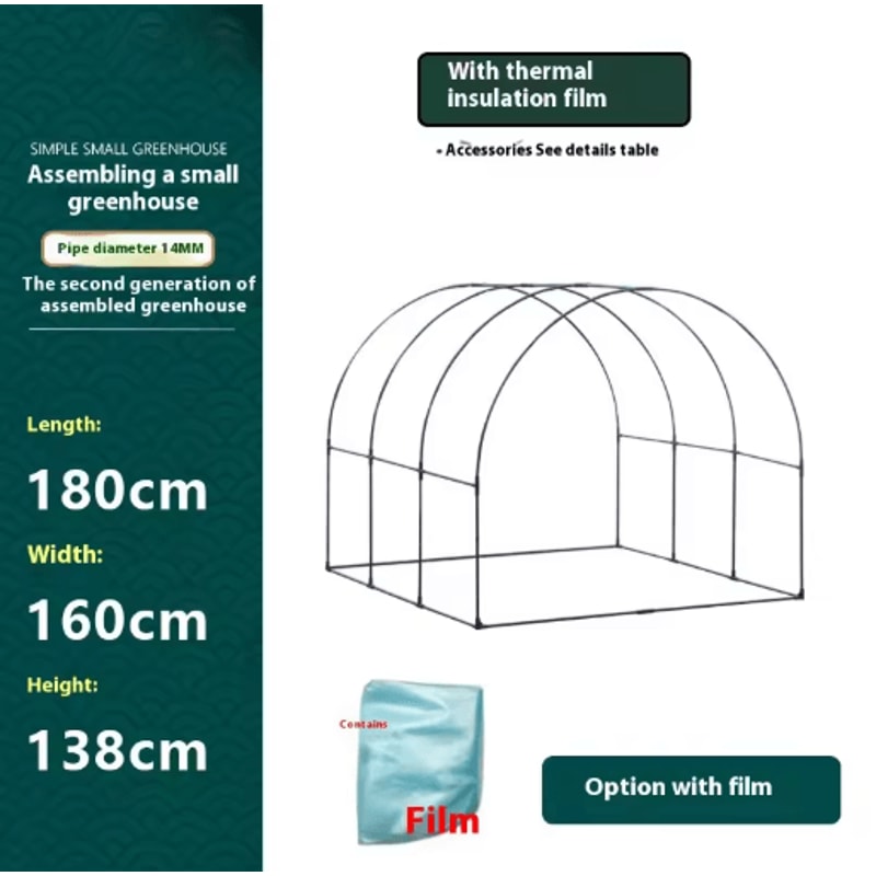 Arched Outdoor Greenhouse Winter Warm Insulated Plant House For Balcony Courtyard And Vegetable Fro 6