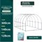Arched Outdoor Greenhouse Winter Warm Insulated Plant House For Balcony Courtyard And Vegetable Fro 4