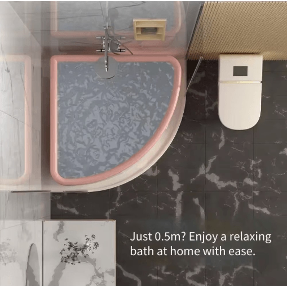 Portable One Second Foldable Bathtub Adult And Children Triangle Bath Bucket Installation Free One 6