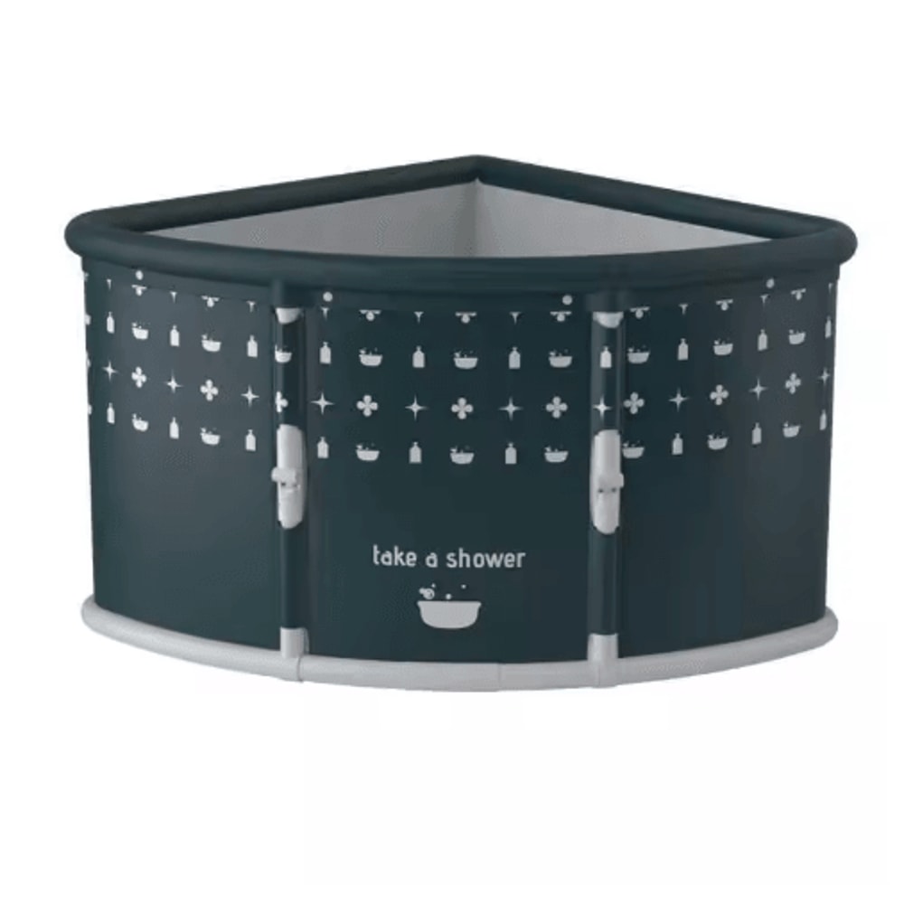 Portable One Second Foldable Bathtub Installation Free Triangle Bath Bucket For Adults And Kids 4