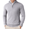 Mens Quarter Zip Knit Sweater Slim Fit Lightweight Mock Neck Pullover 2