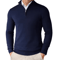 Mens Quarter Zip Knit Sweater Slim Fit Lightweight Mock Neck Pullover 5