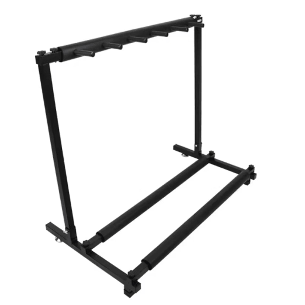 Multi Tier Guitar And Bass Rack Square Tube Instrument Organizer 3 To 7 Tier Options 8