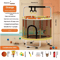 Kids Indoor Bouncy Trampoline Baby Fitness Jumper With Safety Net And Thick Steel Frame 11