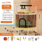 Kids Indoor Bouncy Trampoline Baby Fitness Jumper With Safety Net And Thick Steel Frame 22