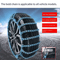 Thickened Anti Slip Tire Chains All Round Rubber Grip Chains For Pickup Sedan SUV And Minivan 10