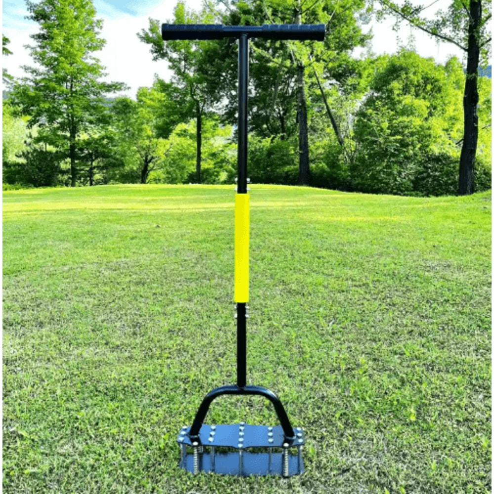Standing Garden Soil Looser Spring Type Labor Saving Lawn And Orchard Hole Puncher 3