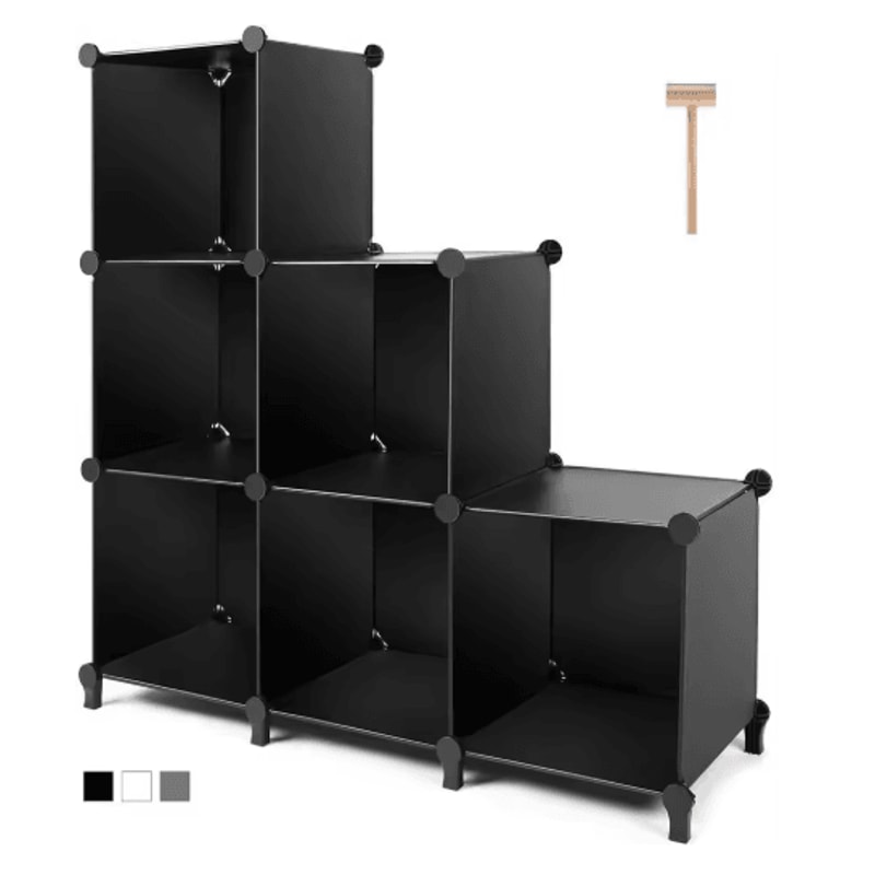 Plastic Household Wine Rack Simple Modular Red Wine Storage Shelf Cabinet 5