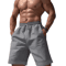 Mens Linen Cotton Elastic Waist Shorts Lightweight Summer Jogging And Basketball Wear 4