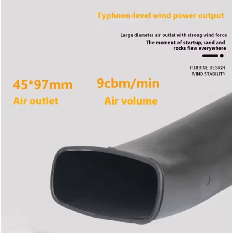 Electric Snow Blower Leaf Blower Lithium Battery Rechargeable High Power Industrial Blower Garden L 5