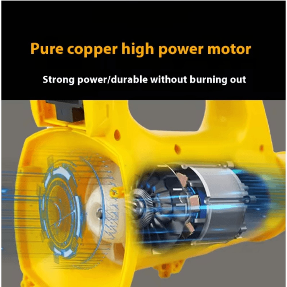 Electric Snow Blower Leaf Blower Lithium Battery Rechargeable High Power Industrial Blower Garden L 7