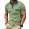 Mens Short Sleeve Polo Shirt Lightweight Breathable And Casual Fit With Pocket 2