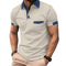 Mens Short Sleeve Polo Shirt Lightweight Breathable And Casual Fit With Pocket 4