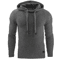 Unisex Warm Zip Up Hoodie Oversized Casual Solid Color Sweatshirt 6