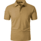 Mens Short Sleeve Polo Sports T Shirt Breathable Moisture Wicking And Oversized Fit 3