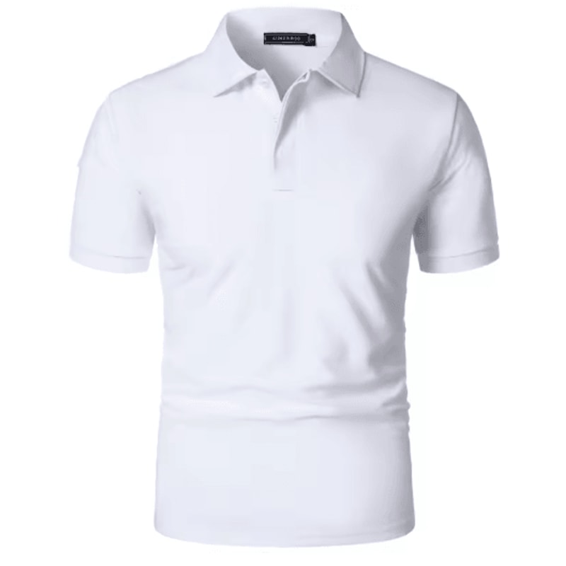 Mens Short Sleeve Polo Sports T Shirt Breathable Moisture Wicking And Oversized Fit 6