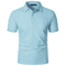 Mens Short Sleeve Polo Sports T Shirt Breathable Moisture Wicking And Oversized Fit 7