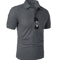 Mens Short Sleeve Polo Sports T Shirt Breathable Moisture Wicking And Oversized Fit 0