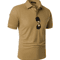 Mens Short Sleeve Polo Sports T Shirt Breathable Moisture Wicking And Oversized Fit 8