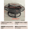 Outdoor Stove Grill Set Tea Brewing And Barbecue Heating Table With Grill Rack 2