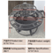 Outdoor Stove Grill Set Tea Brewing And Barbecue Heating Table With Grill Rack 3