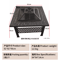 Outdoor Stove Grill Set Tea Brewing And Barbecue Heating Table With Grill Rack 11