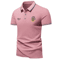 Mens Embroidered Polo Shirt Lightweight Breathable Summer Casual Top 2