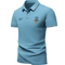 Mens Embroidered Polo Shirt Lightweight Breathable Summer Casual Top 3