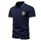 Mens Embroidered Polo Shirt Lightweight Breathable Summer Casual Top 0