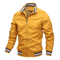 Mens Stand Collar Zipper Jacket Waterproof Outdoor Windbreaker Bomber Coat 1