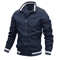 Mens Stand Collar Zipper Jacket Waterproof Outdoor Windbreaker Bomber Coat 4
