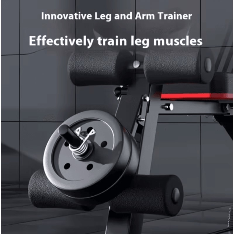 Multifunctional Dumbbell Bench Home Fitness Flat Bench Press Chair 7