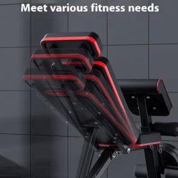 multifunctional dumbbell bench home fitness flat bench press chair