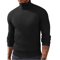 Mens Slim Fit Turtleneck Sweater Warm Knitted Long Sleeve Pullover 9