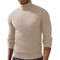 Mens Slim Fit Turtleneck Sweater Warm Knitted Long Sleeve Pullover 10