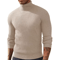 Mens Slim Fit Turtleneck Sweater Warm Knitted Long Sleeve Pullover 10