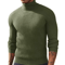 Mens Slim Fit Turtleneck Sweater Warm Knitted Long Sleeve Pullover 4