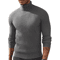 Mens Slim Fit Turtleneck Sweater Warm Knitted Long Sleeve Pullover 0