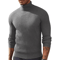 Mens Slim Fit Turtleneck Sweater Warm Knitted Long Sleeve Pullover 0