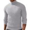Mens Slim Fit Turtleneck Sweater Warm Knitted Long Sleeve Pullover 7