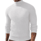 Mens Slim Fit Turtleneck Sweater Warm Knitted Long Sleeve Pullover 8