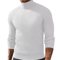 Mens Slim Fit Turtleneck Sweater Warm Knitted Long Sleeve Pullover 8