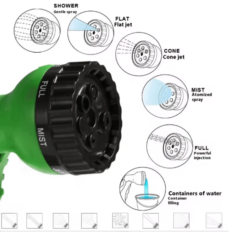 5L To 8L Portable Multi Functional Car Washing And Camping Shower Sprayer 5