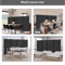 Iron Mobile Office Partition Screen Push Pull Folding Divider For Office And Hotel 1