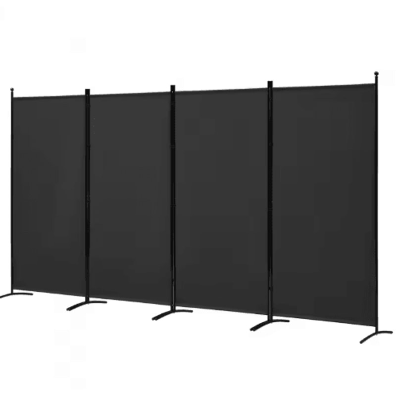 Iron Mobile Office Partition Screen Push Pull Folding Divider For Office And Hotel 3